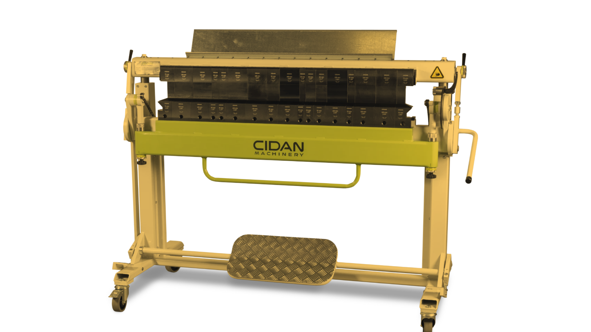 Precision and versatility define the CIDAN MFB folding machine, making it a must-have for sheet metal processing in diverse industrial applications.